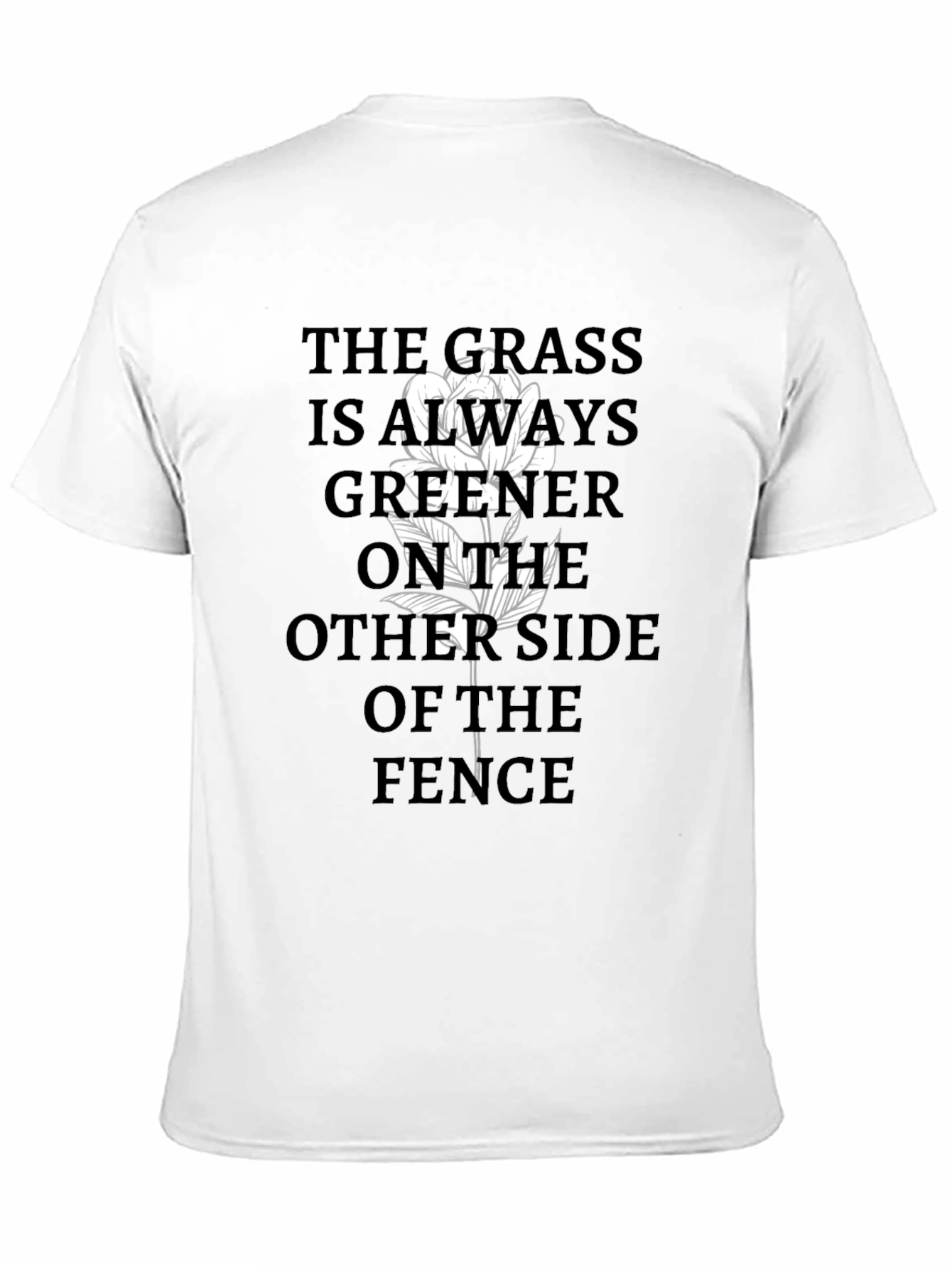 Grass Greener T-Shirt - Black Graphic Tee