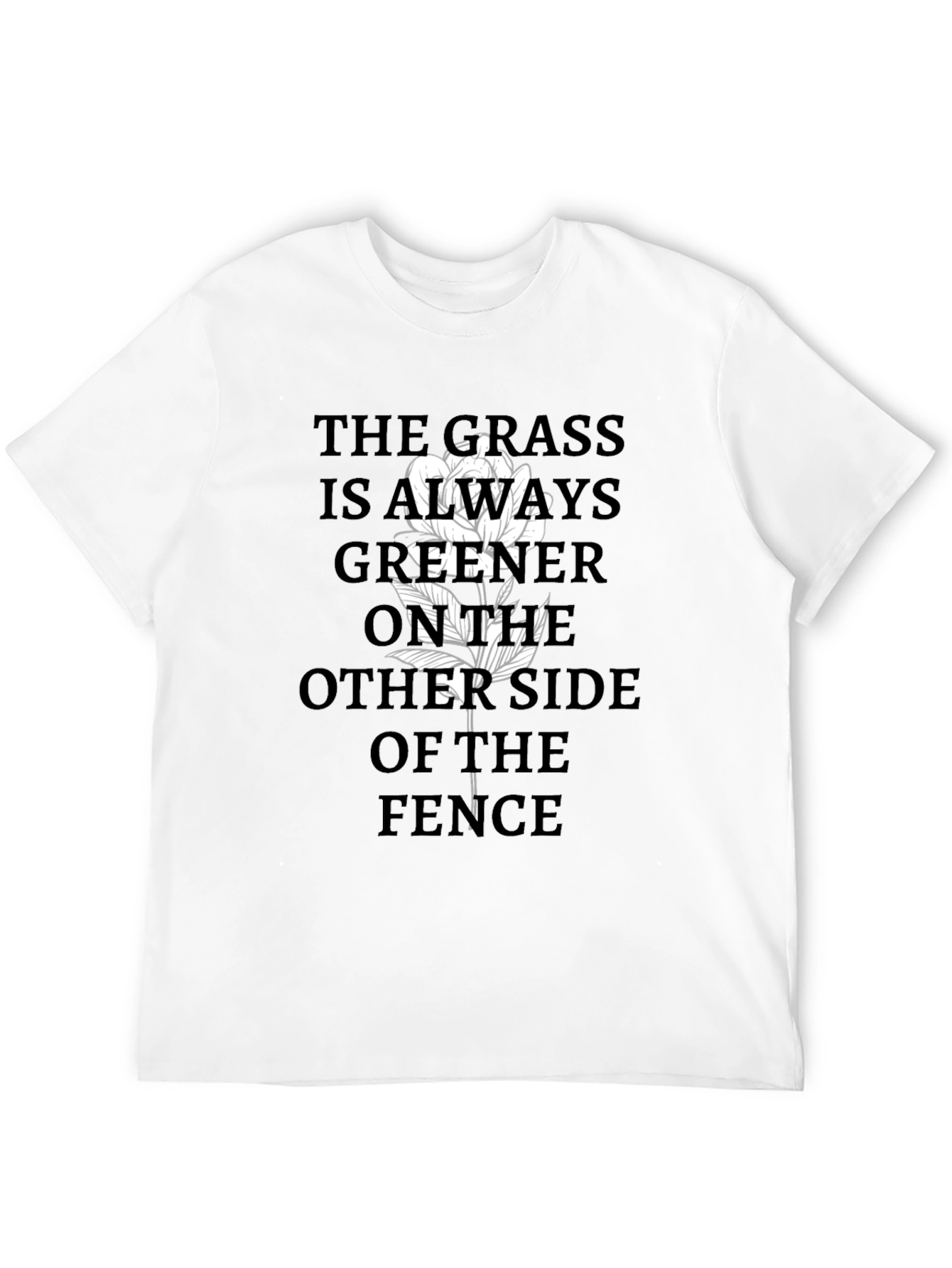 Grass Greener T-Shirt - Black Graphic Tee