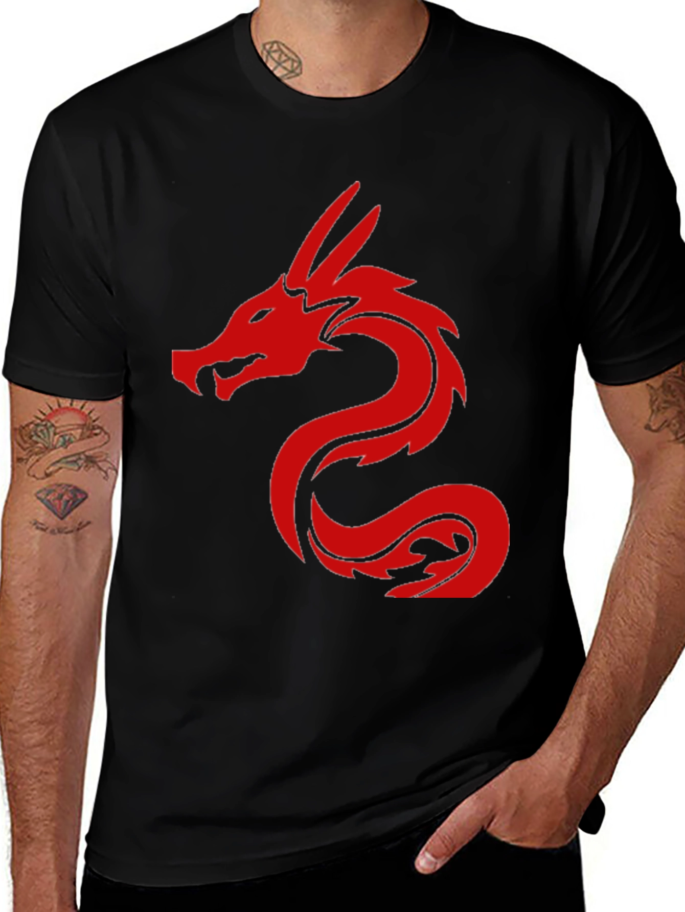 Red Dragon Graphic T-Shirt - Bold & Stylish