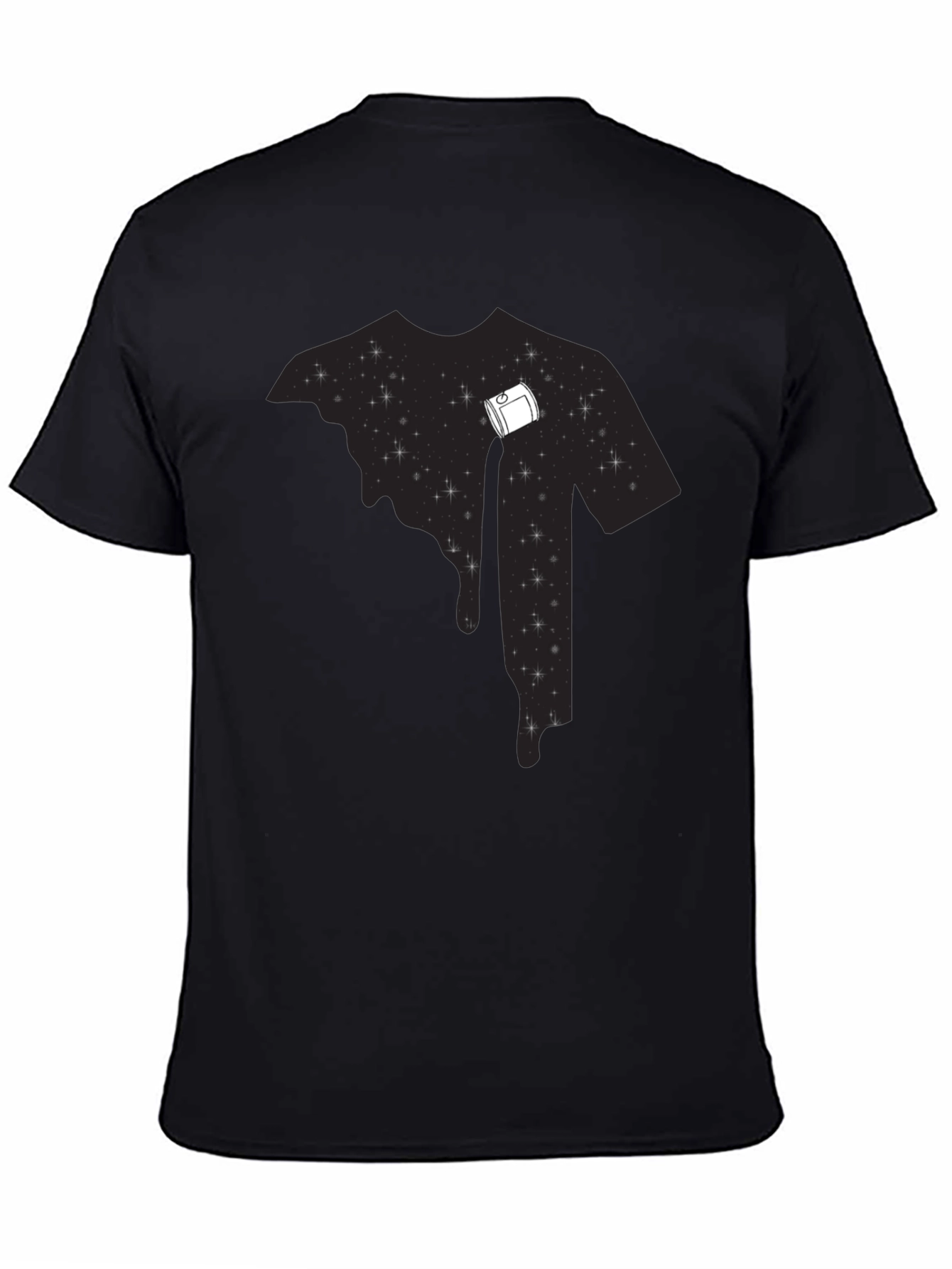 Galaxy Drip Tee - Stylish Graphic Print