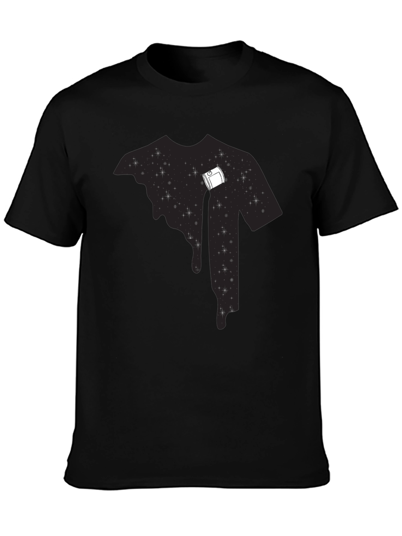 Galaxy Drip Tee - Stylish Graphic Print
