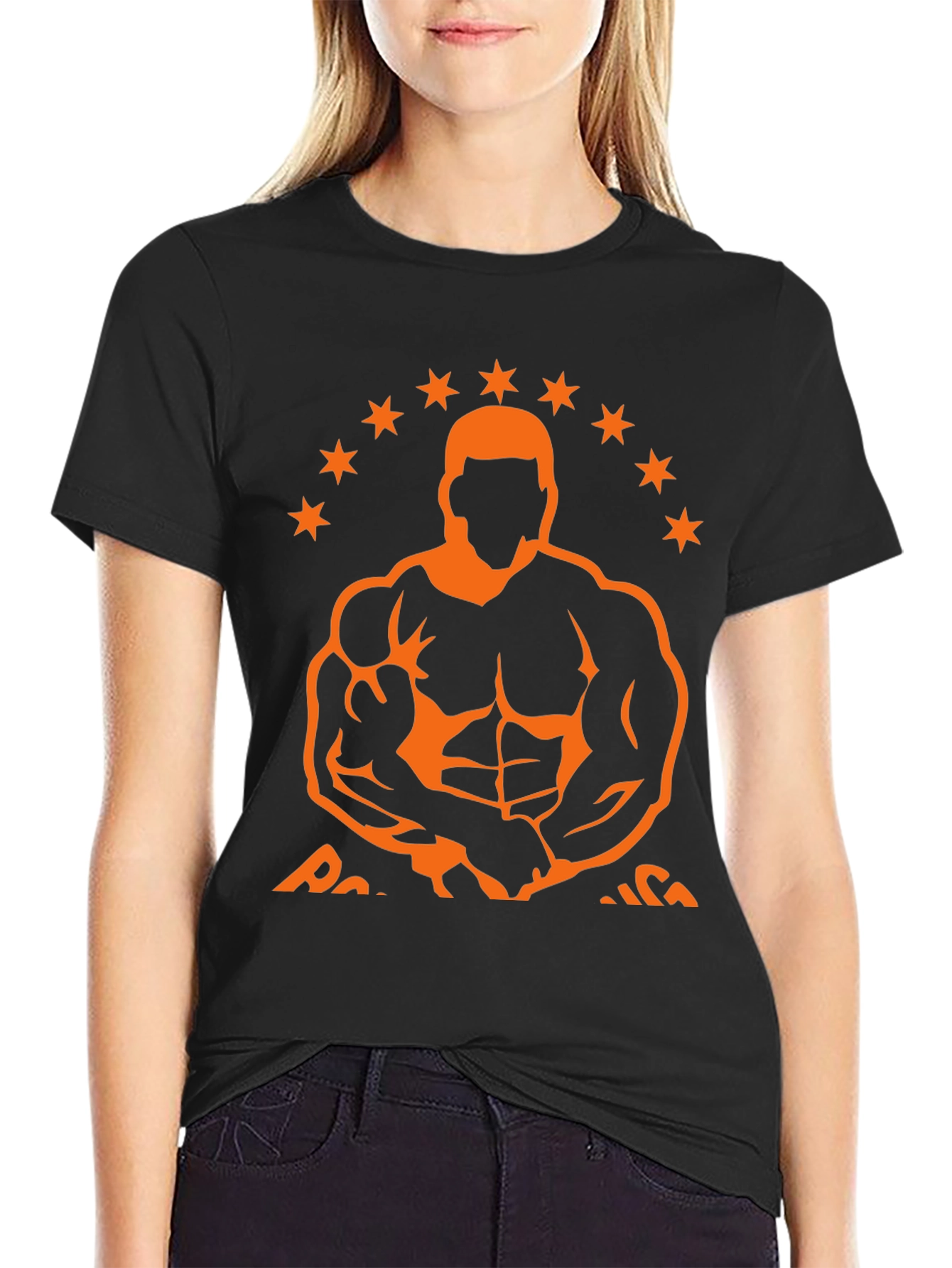 Black Bodybuilder Graphic Tee
