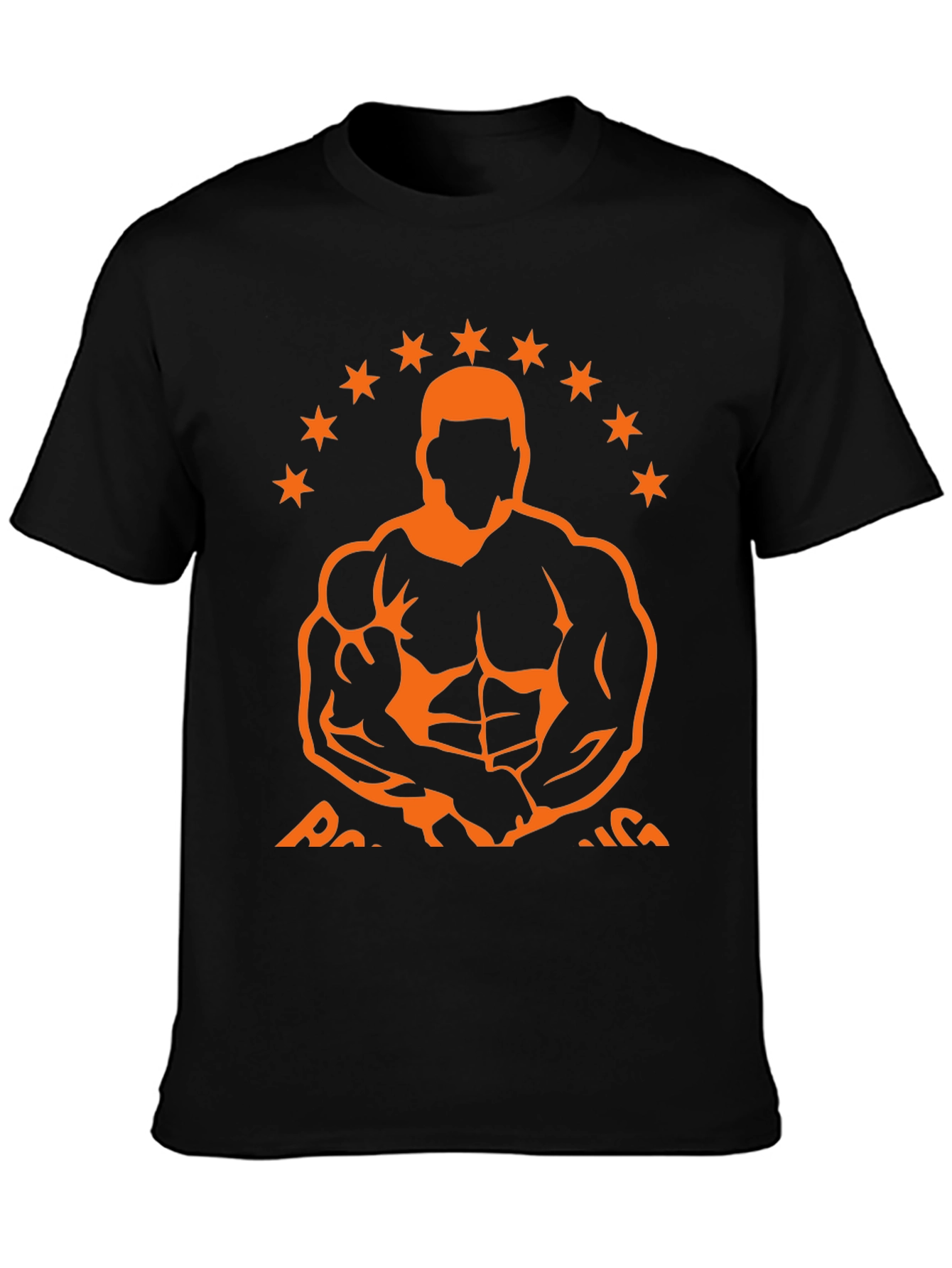 Black Bodybuilder Graphic Tee