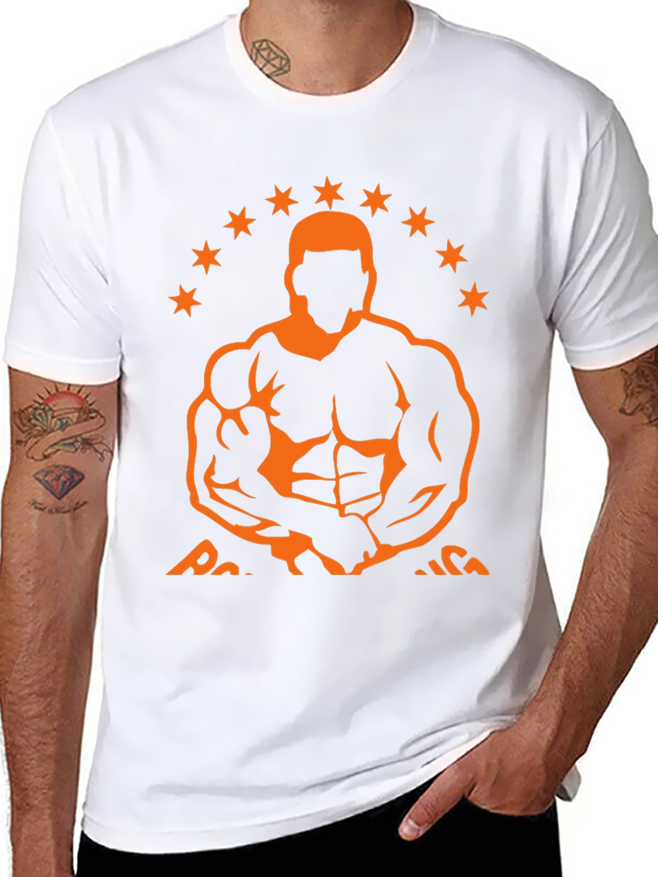 Black Bodybuilder Graphic Tee
