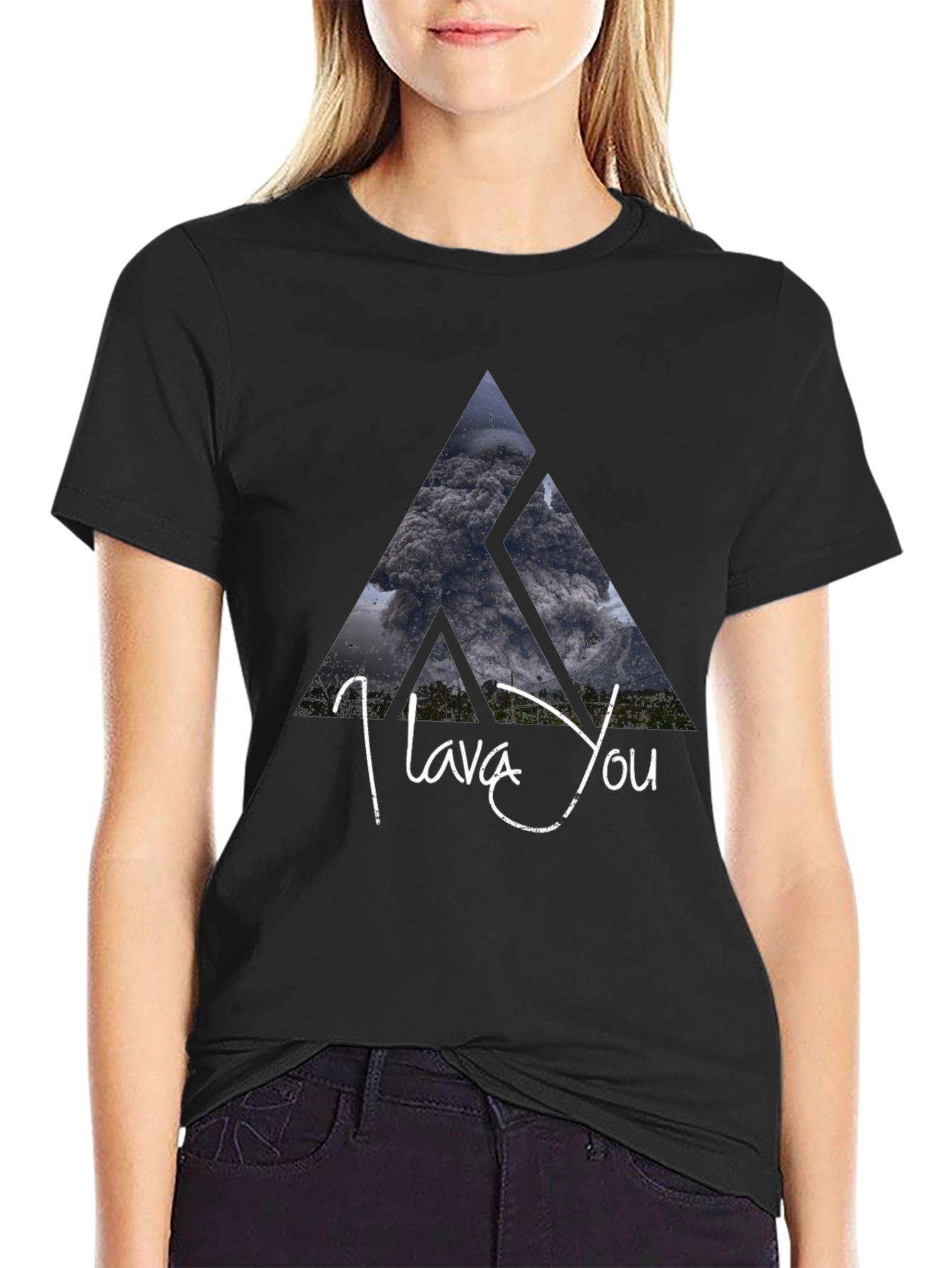 I Lava You Graphic Tee - Black