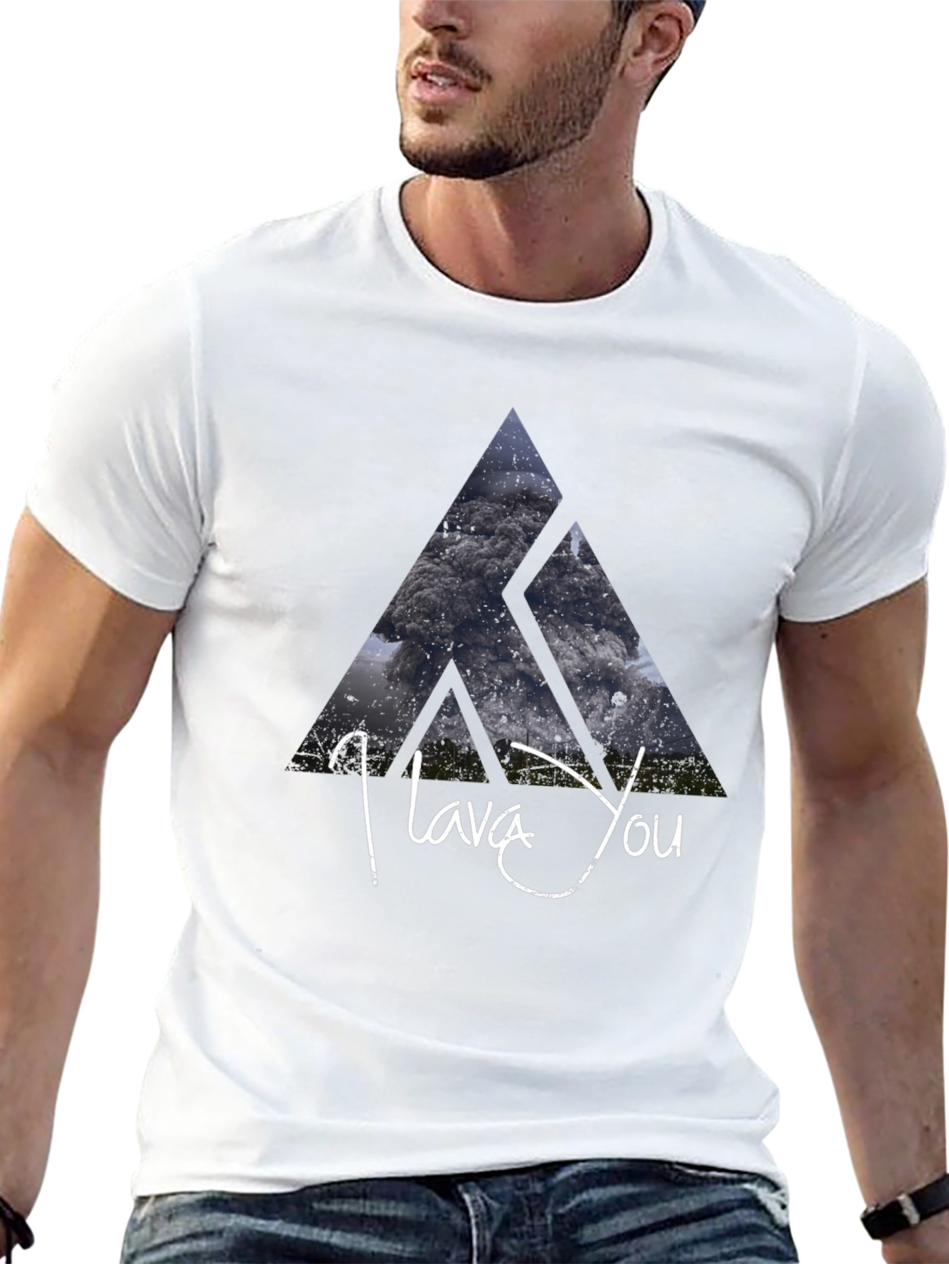 I Lava You Graphic Tee - Black