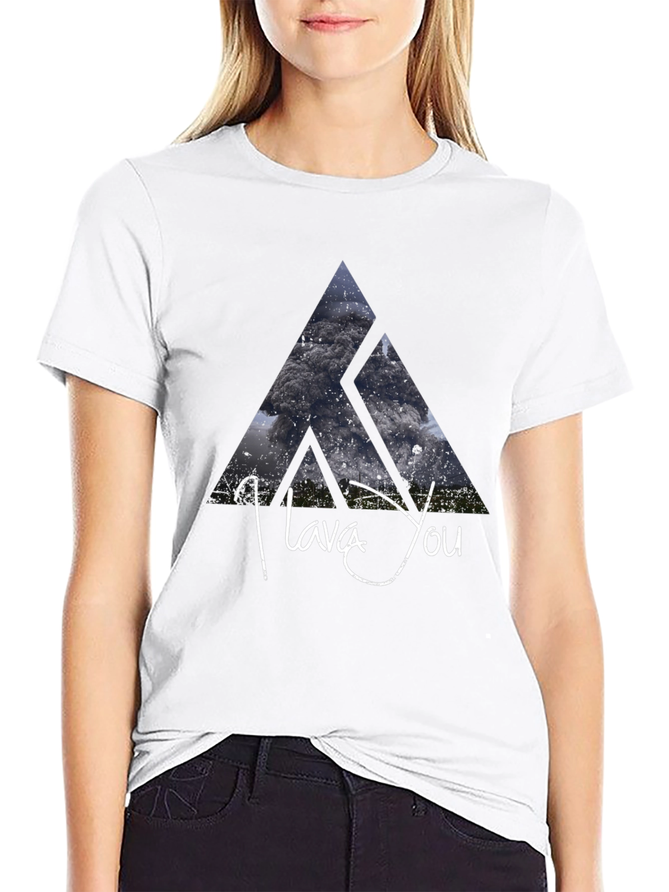 I Lava You Graphic Tee - Black