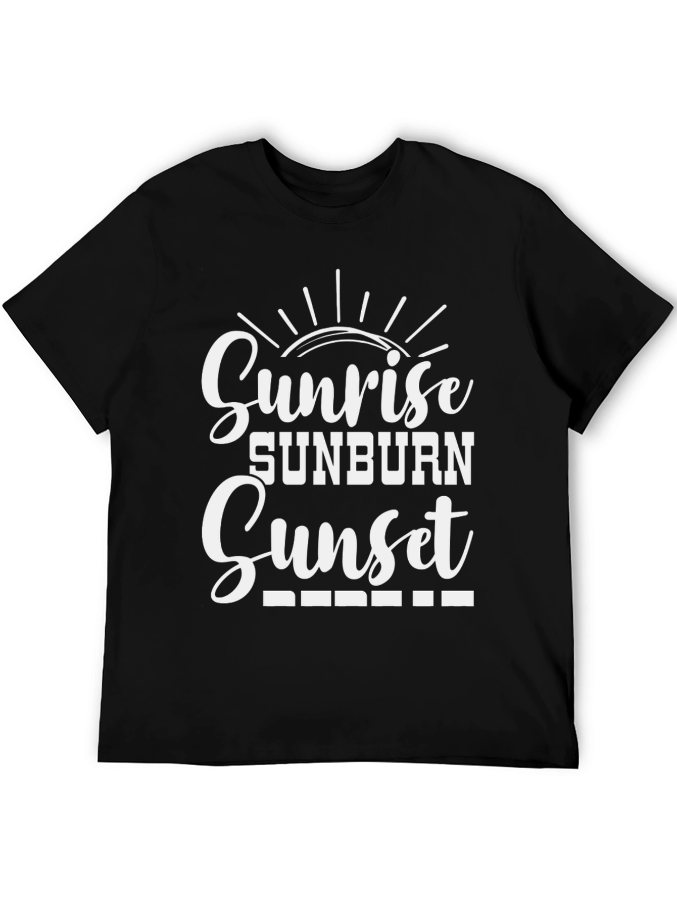 Sunrise Sunburn Sunset Graphic Tee