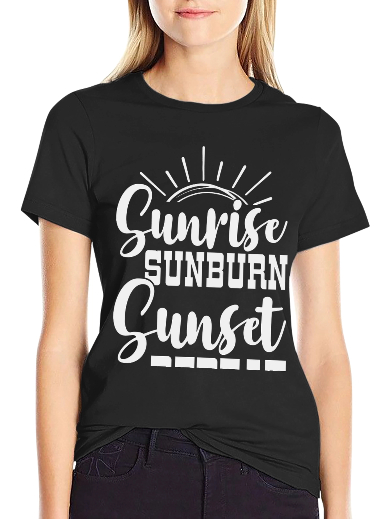 Sunrise Sunburn Sunset Graphic Tee
