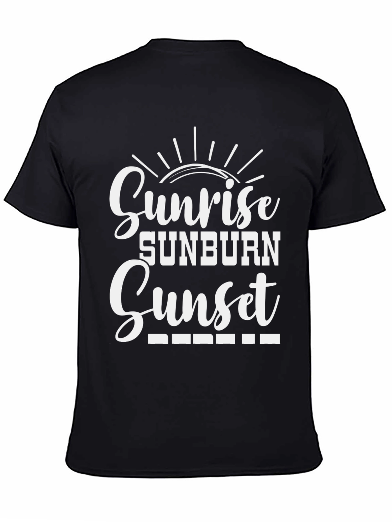 Sunrise Sunburn Sunset Graphic Tee