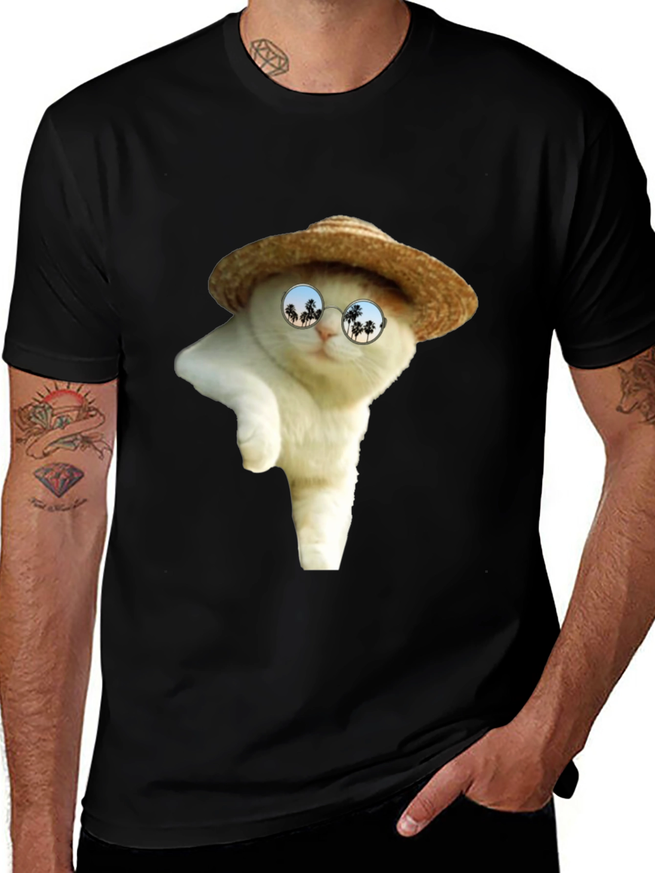 Cat in Hat T-Shirt