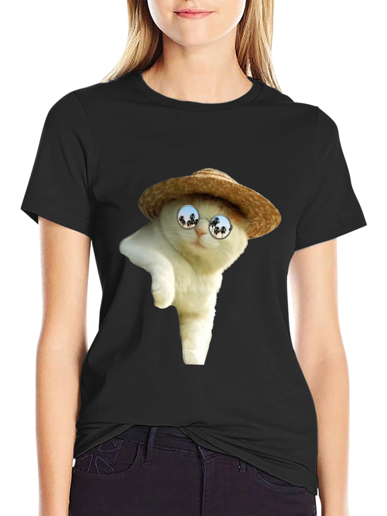 Cat in Hat T-Shirt