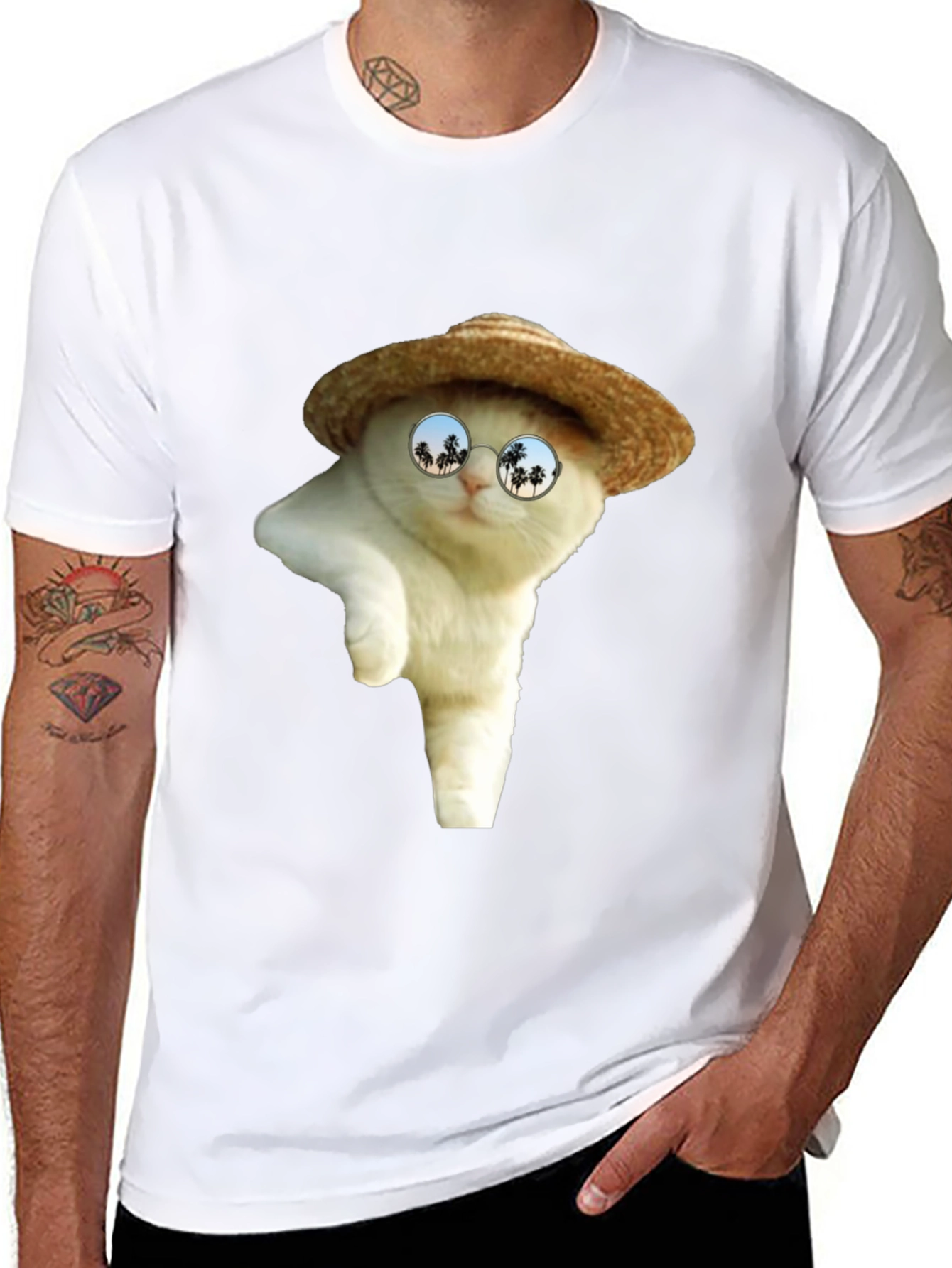 Cat in Hat T-Shirt