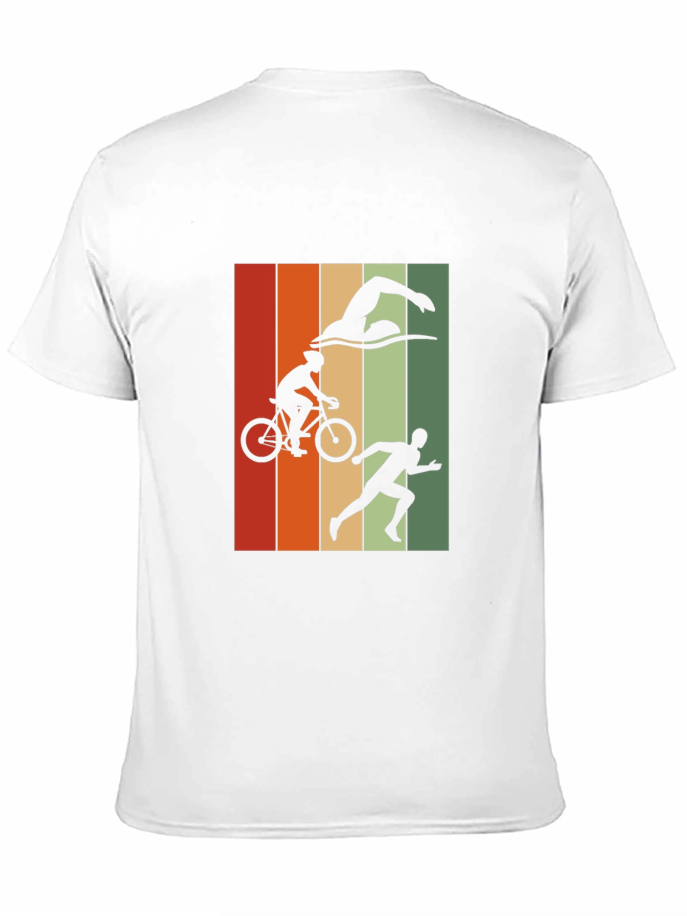 Triathlon Graphic T-Shirt - Black