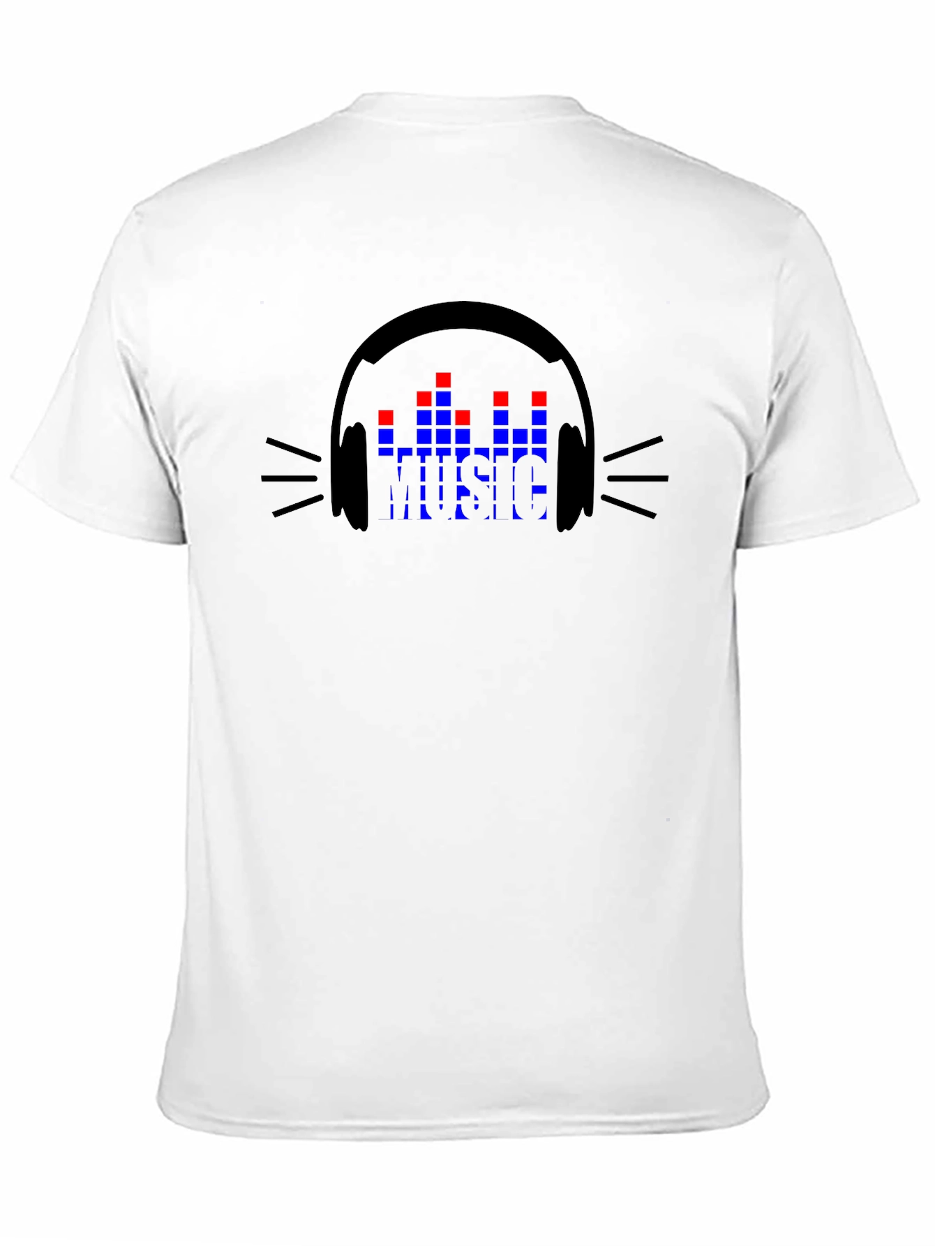 Music Lover Graphic T-Shirt - Black