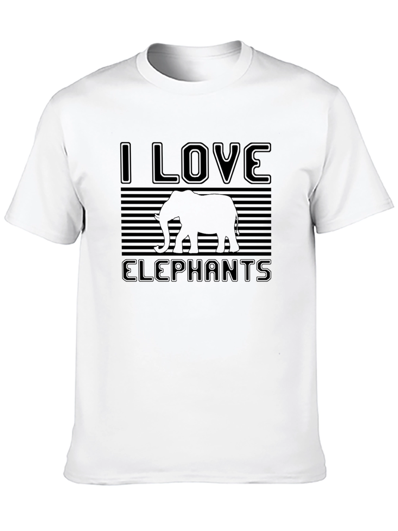 I Love Elephants T-Shirt - Graphic Tee