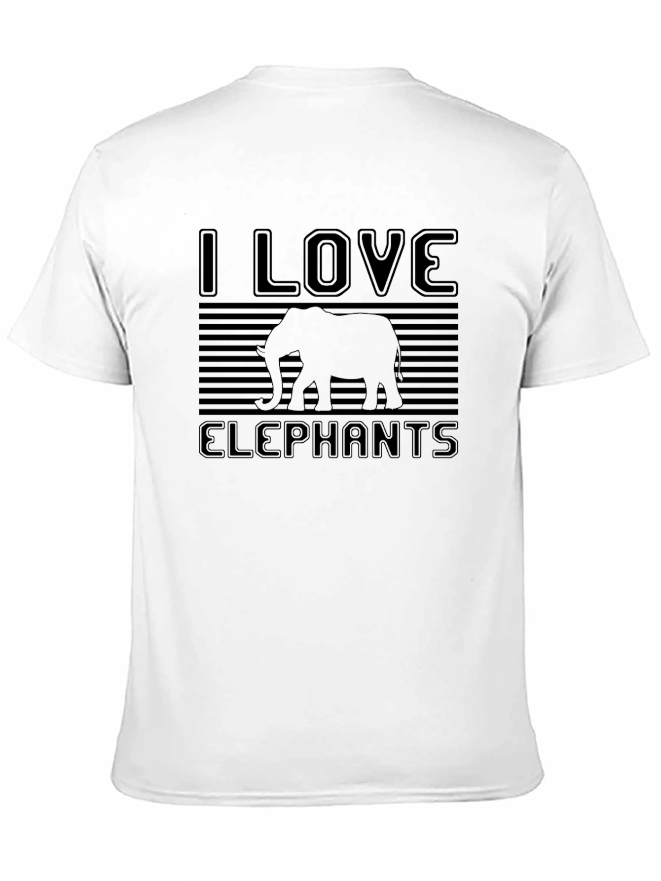 I Love Elephants T-Shirt - Graphic Tee