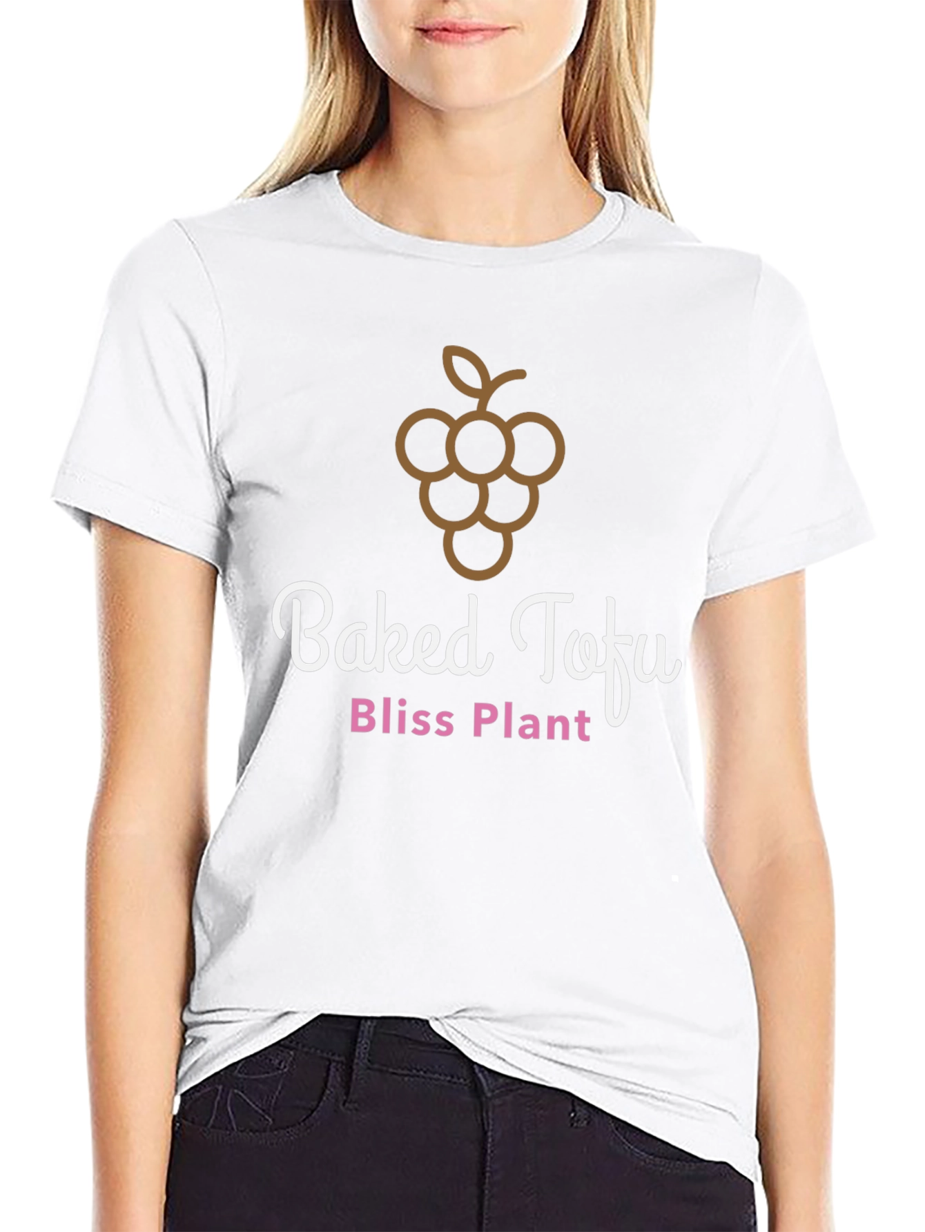 Baked Tofu Bliss Plant Graphic T-Shirt