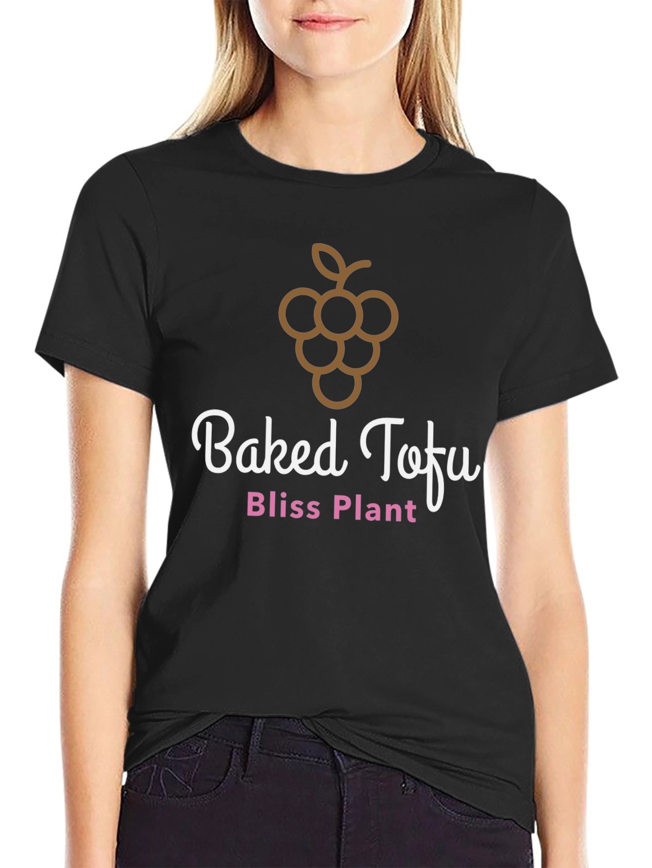 Baked Tofu Bliss Plant Graphic T-Shirt