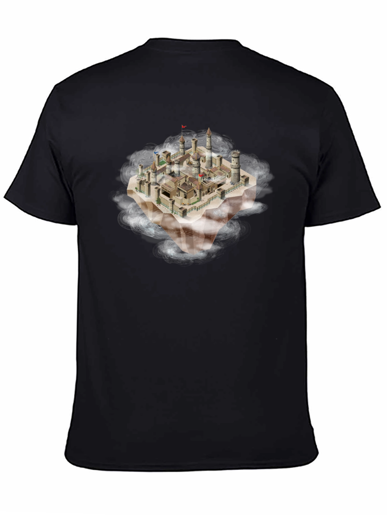 Fantasy Floating Island Castle T-Shirt