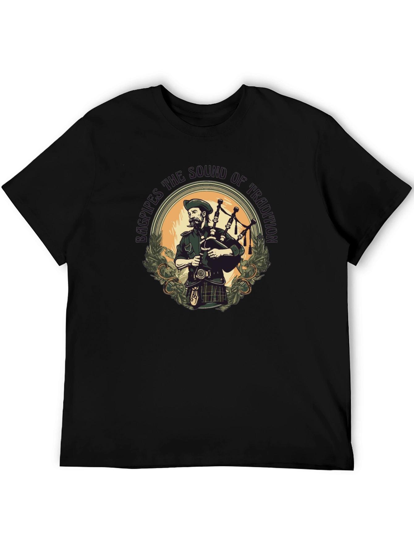 Scottish Bagpiper T-Shirt: Sound of Tradition