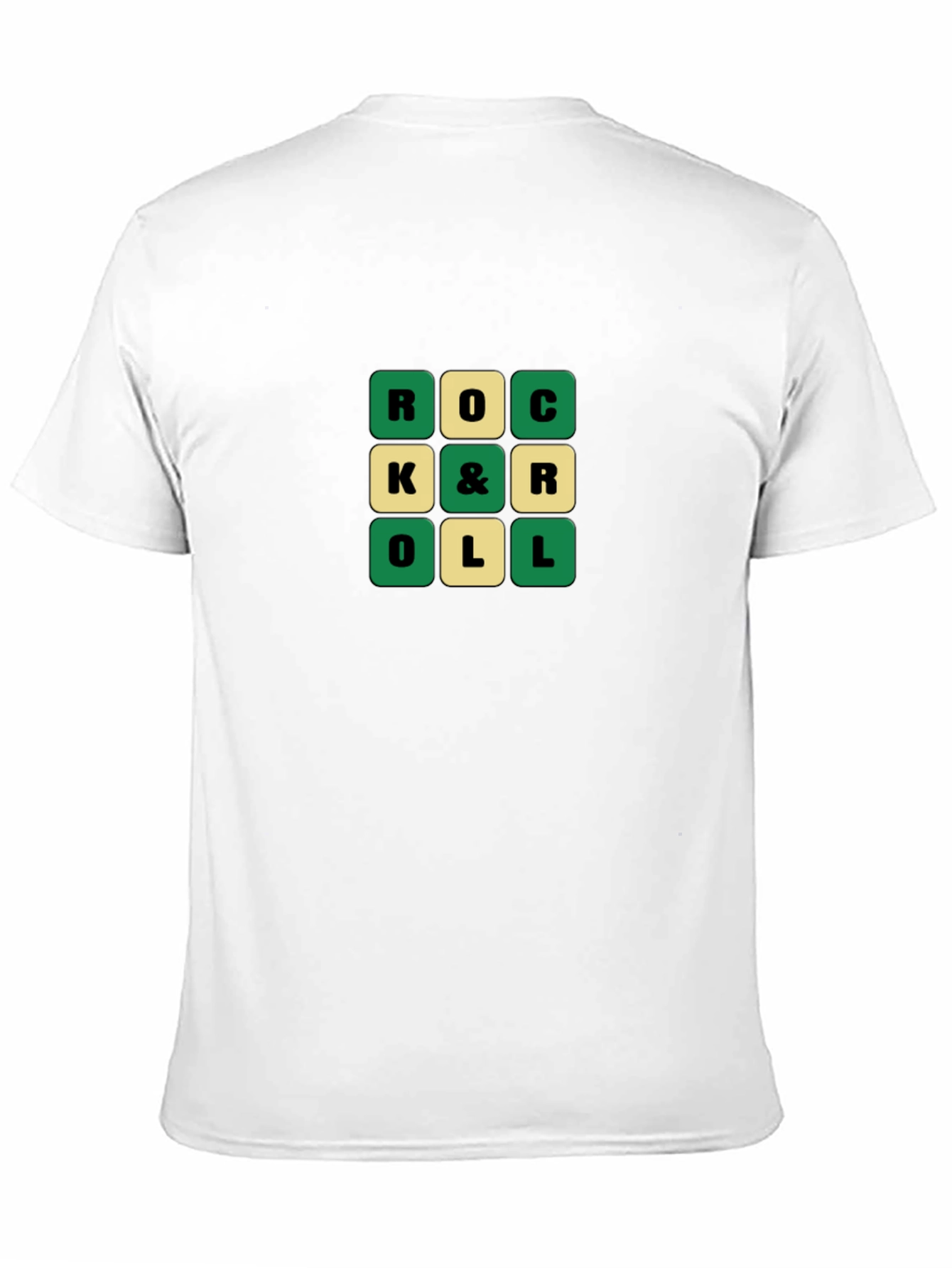 Retro Rock & Roll Word Game T-Shirt