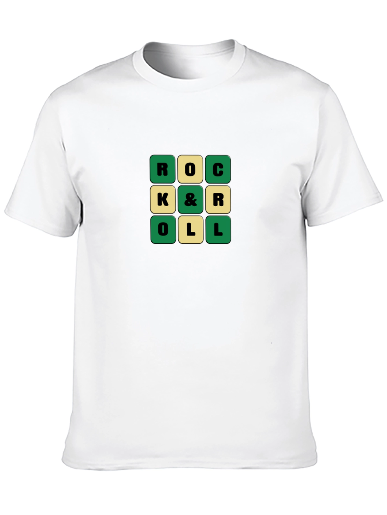 Retro Rock & Roll Word Game T-Shirt