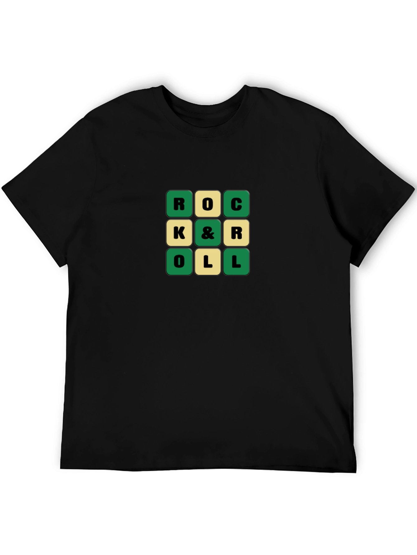 Retro Rock & Roll Word Game T-Shirt