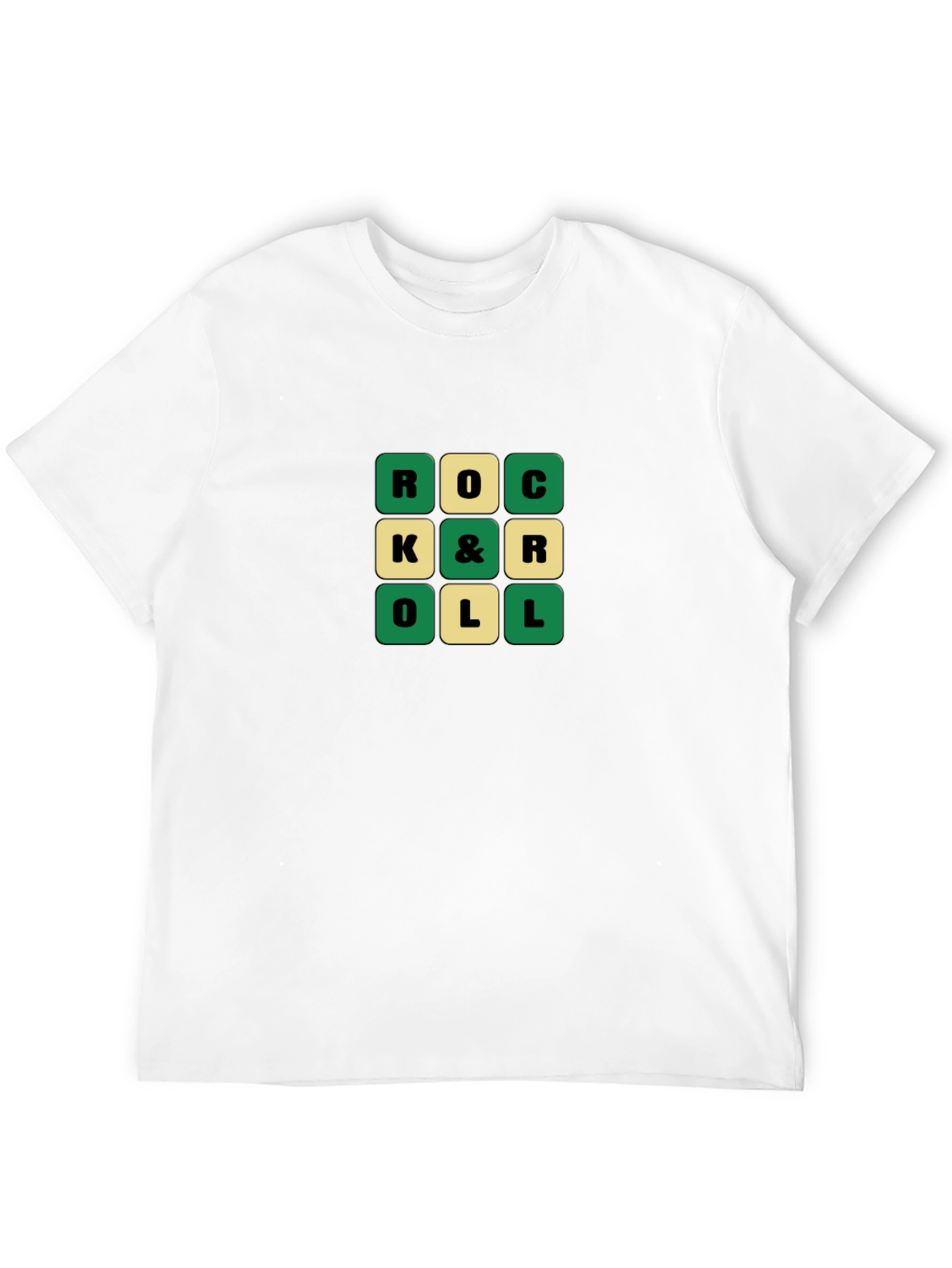 Retro Rock & Roll Word Game T-Shirt
