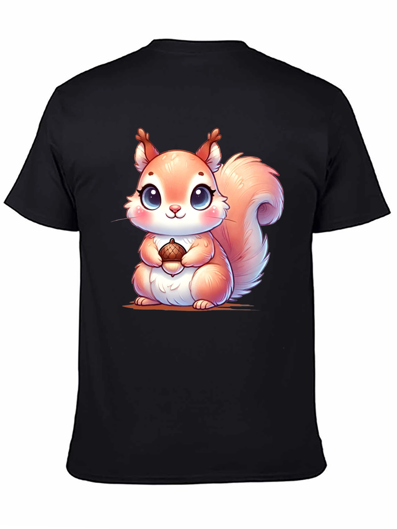Cute Squirrel Graphic T-Shirt - Soft Cotton Tee