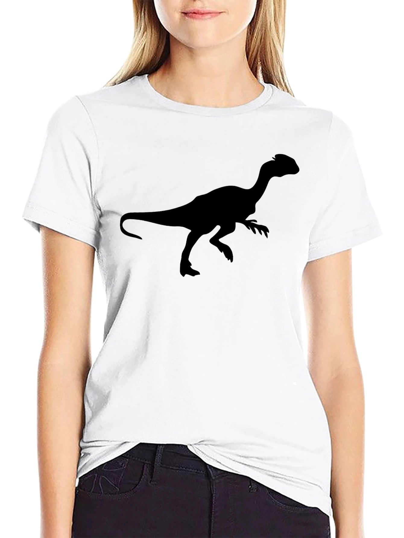 Dinosaur Silhouette Graphic T-Shirt