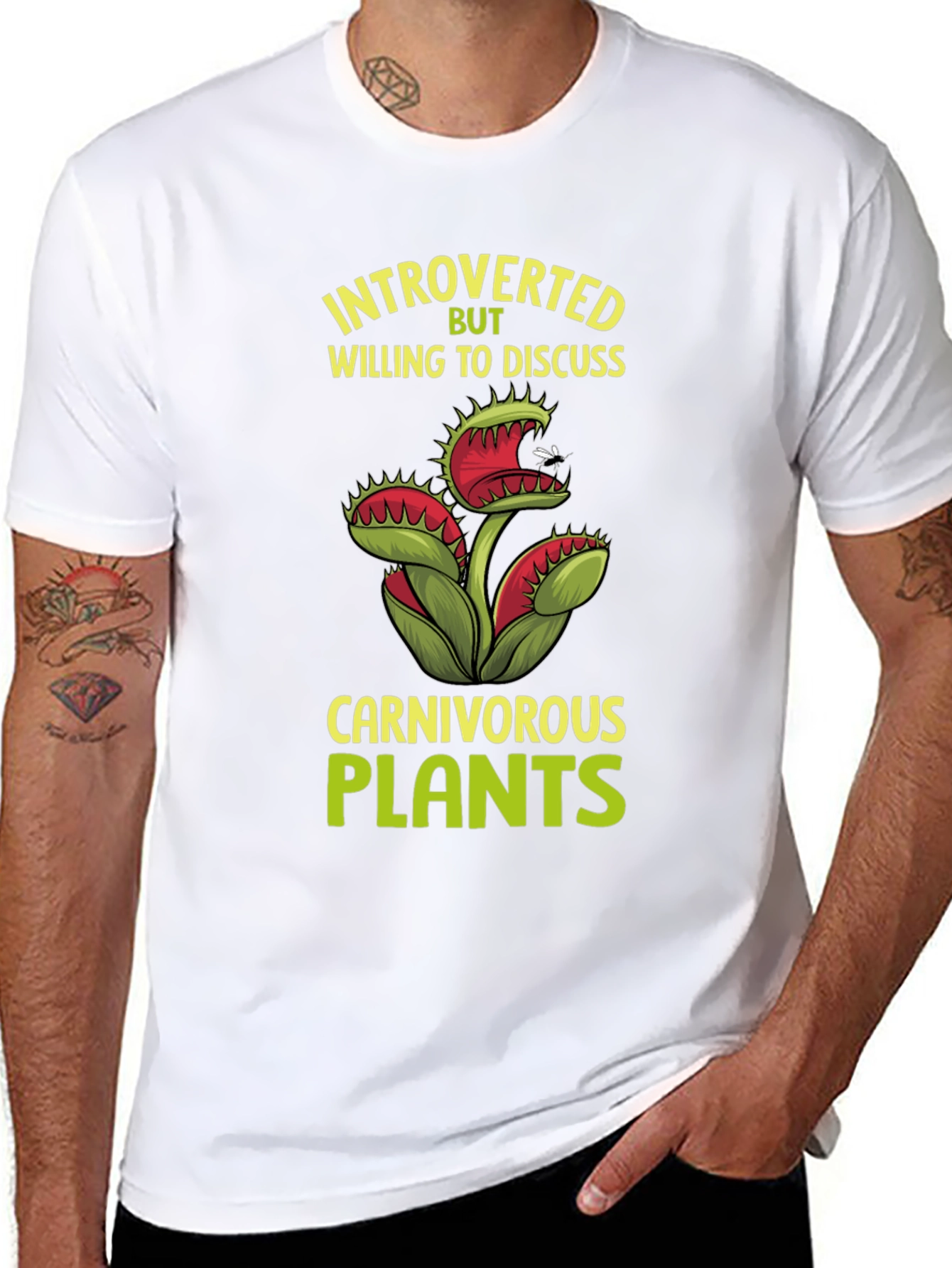 Introverted Carnivorous Plant T-Shirt