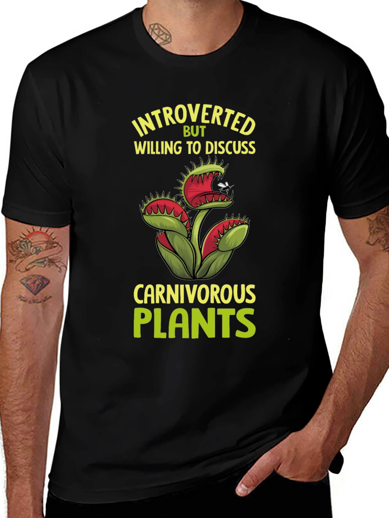 Introverted Carnivorous Plant T-Shirt