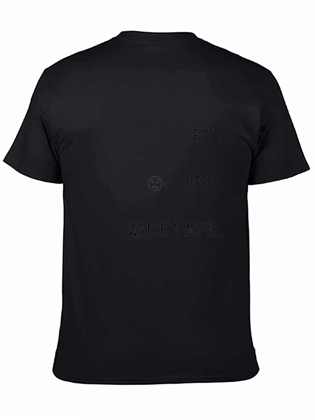 Eat Sleep Watch Movie Graphic Tee