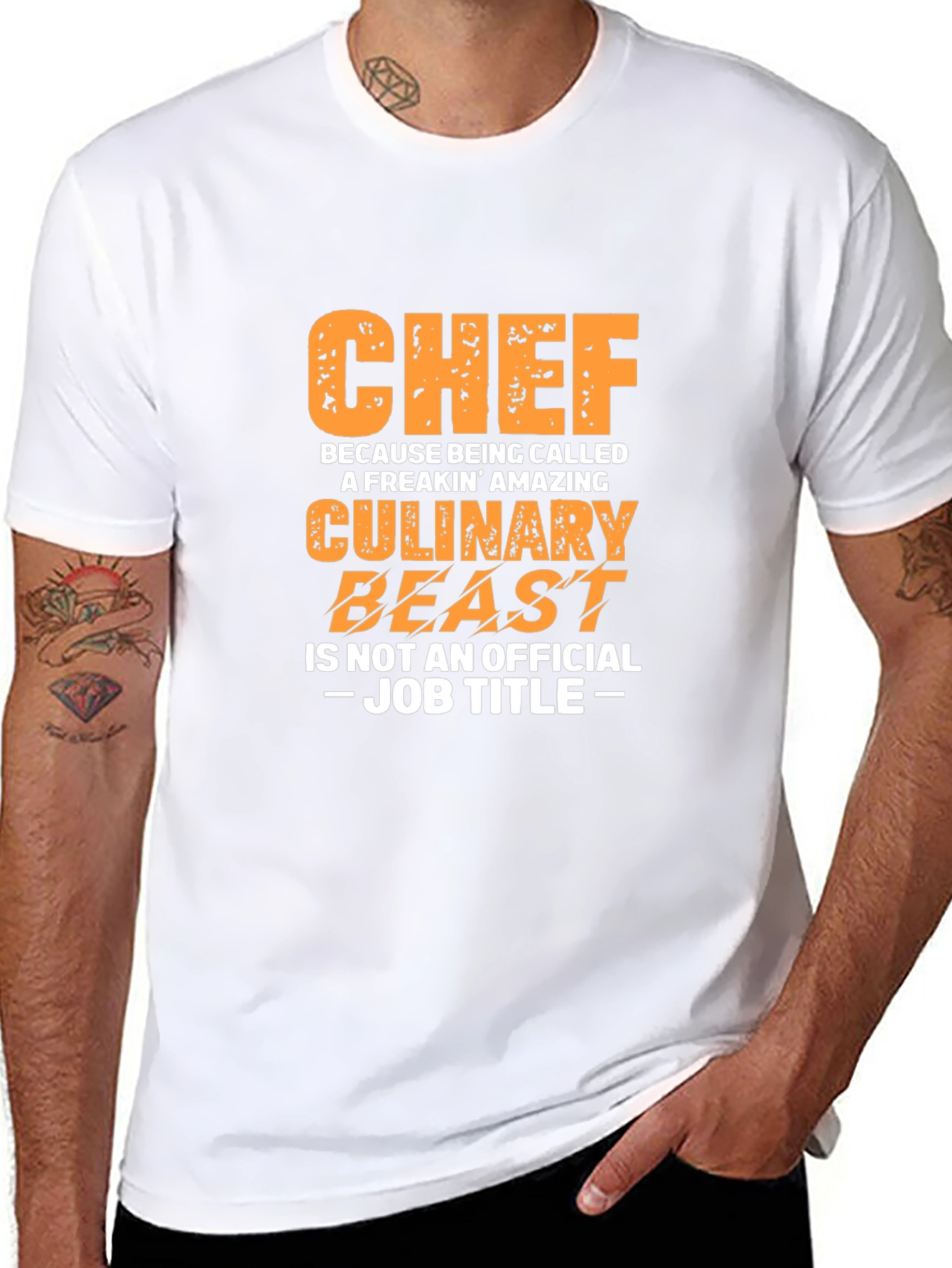 Chef Culinary Beast Graphic T-Shirt