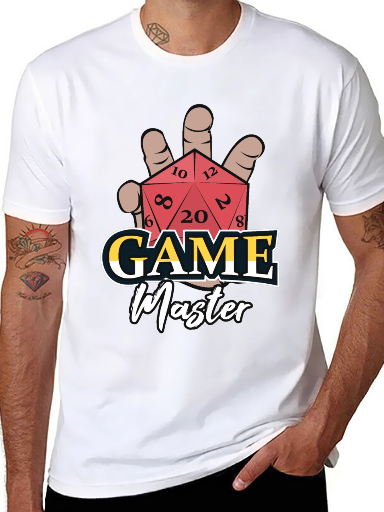 Game Master D&D Dice T-Shirt
