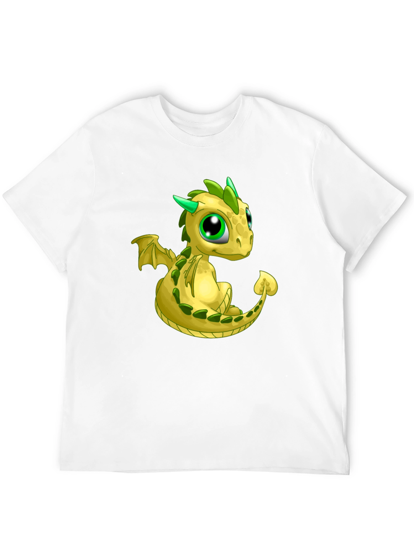 Cute Dragon Graphic Tee - Black T-Shirt