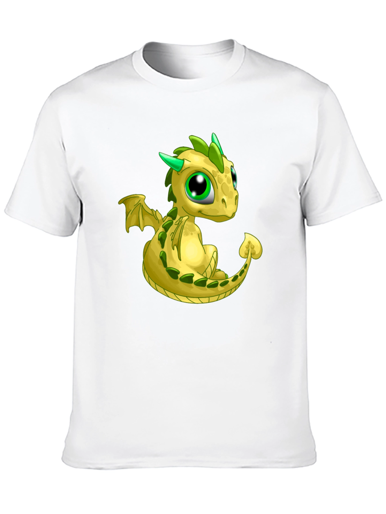 Cute Dragon Graphic Tee - Black T-Shirt