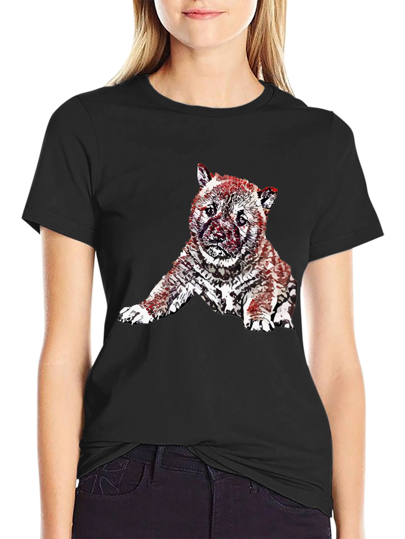 Cool Puppy Graphic Tee - Modern Streetwear Style