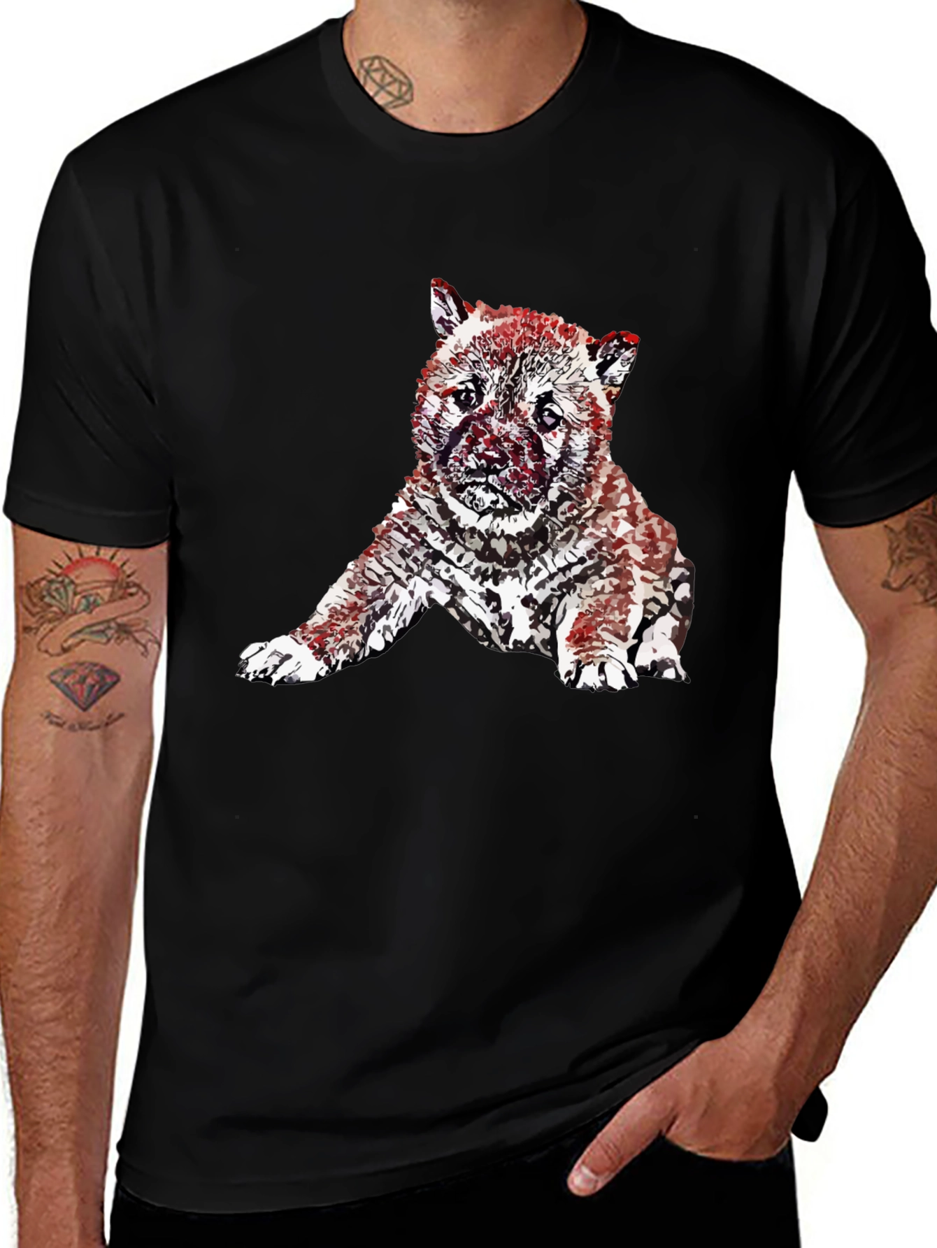 Cool Puppy Graphic Tee - Modern Streetwear Style