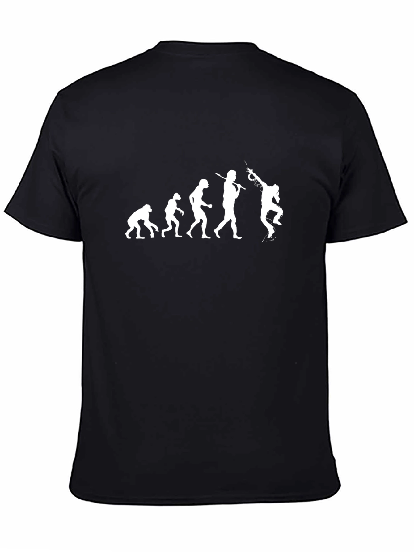Evolution of Pole Dancing Black T-Shirt