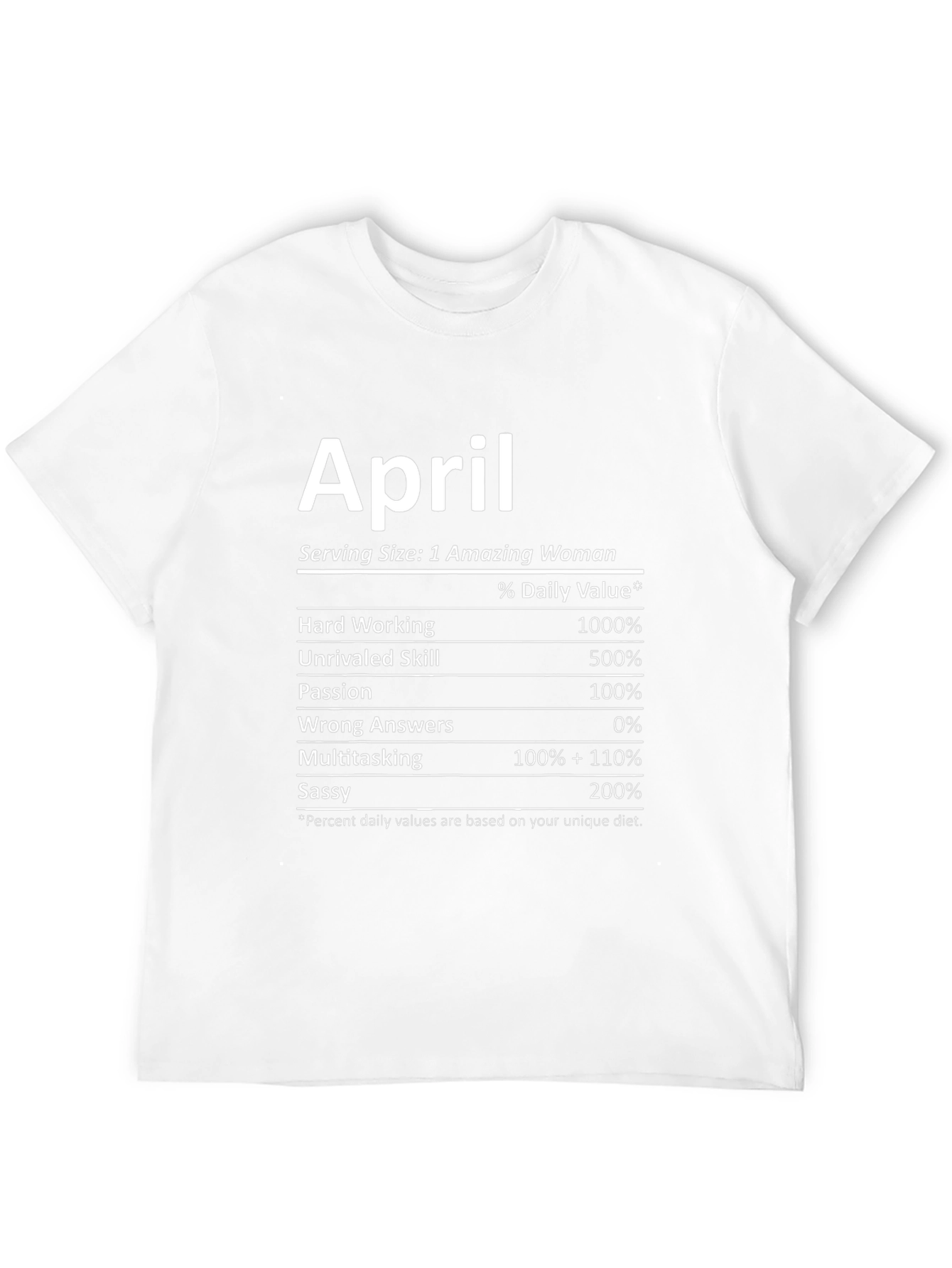 April Amazing Woman T-Shirt