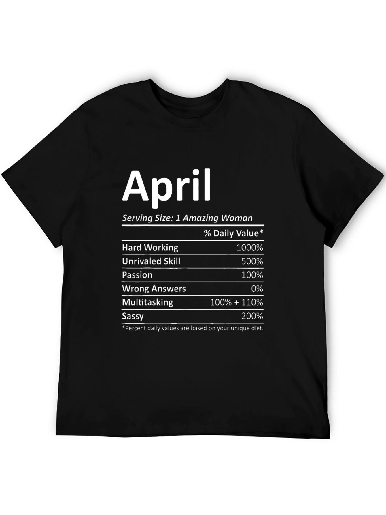 April Amazing Woman T-Shirt