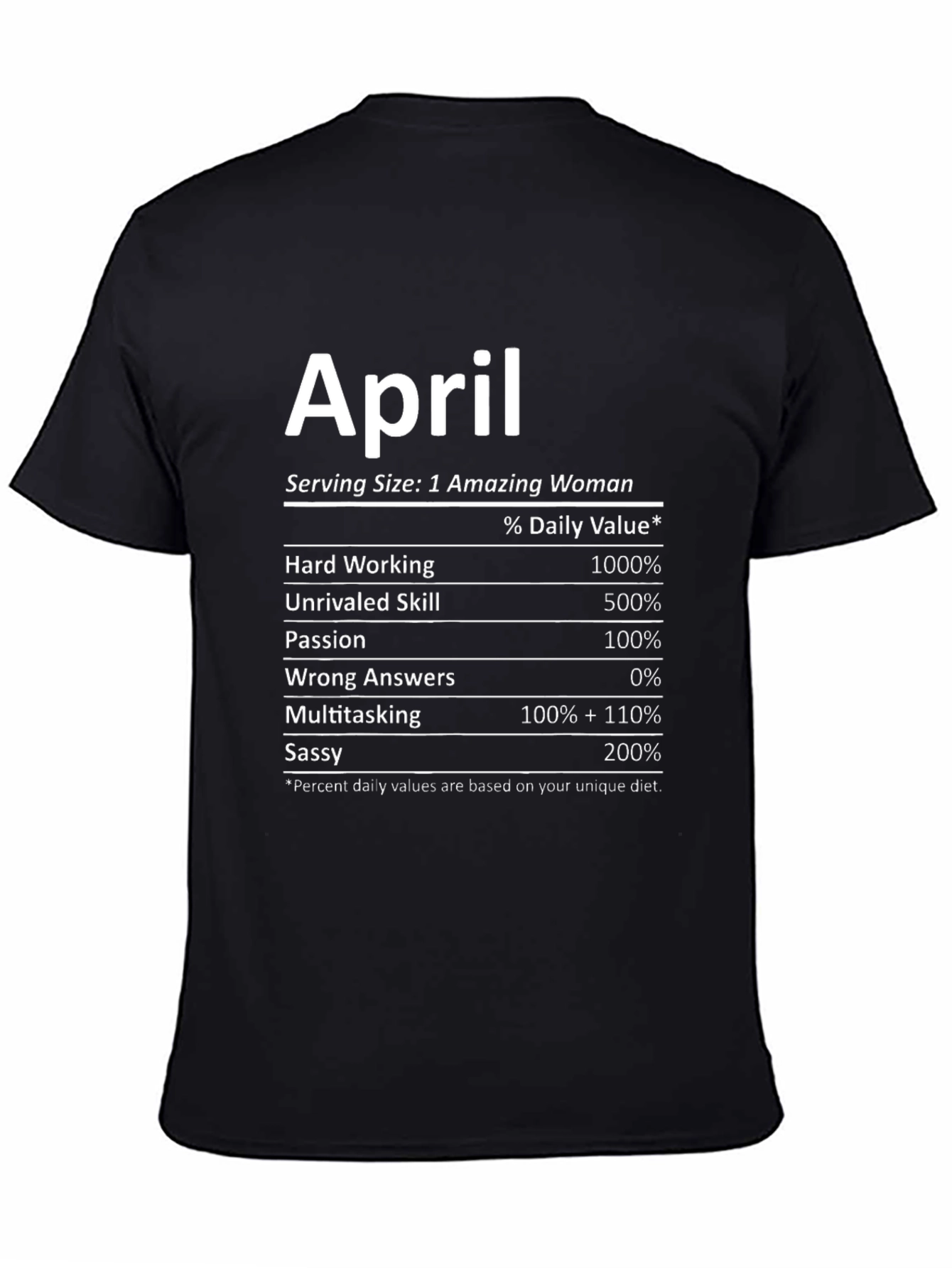 April Amazing Woman T-Shirt