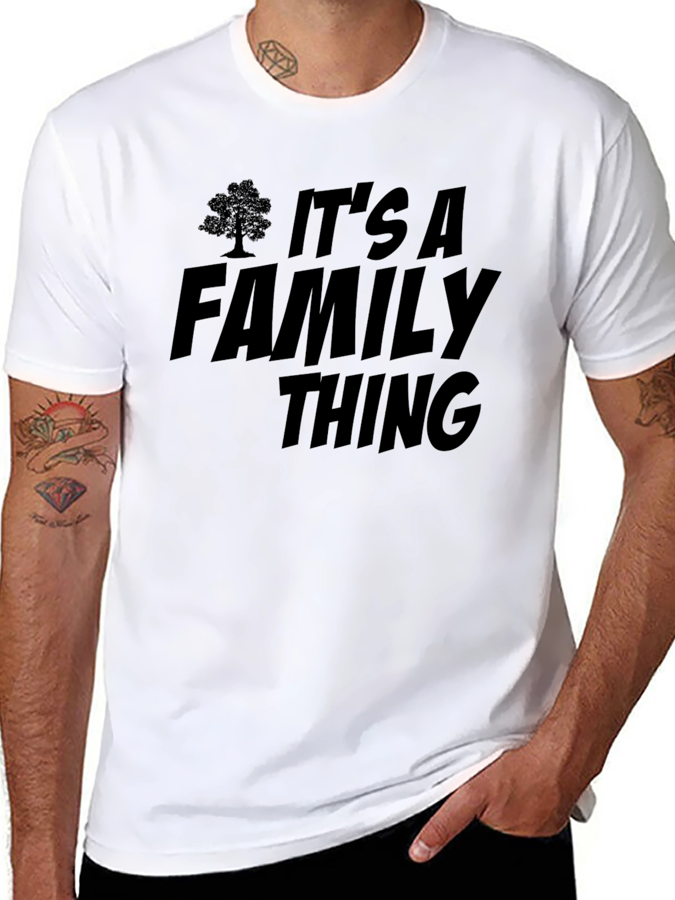 Its a Family Thing Black T-Shirt