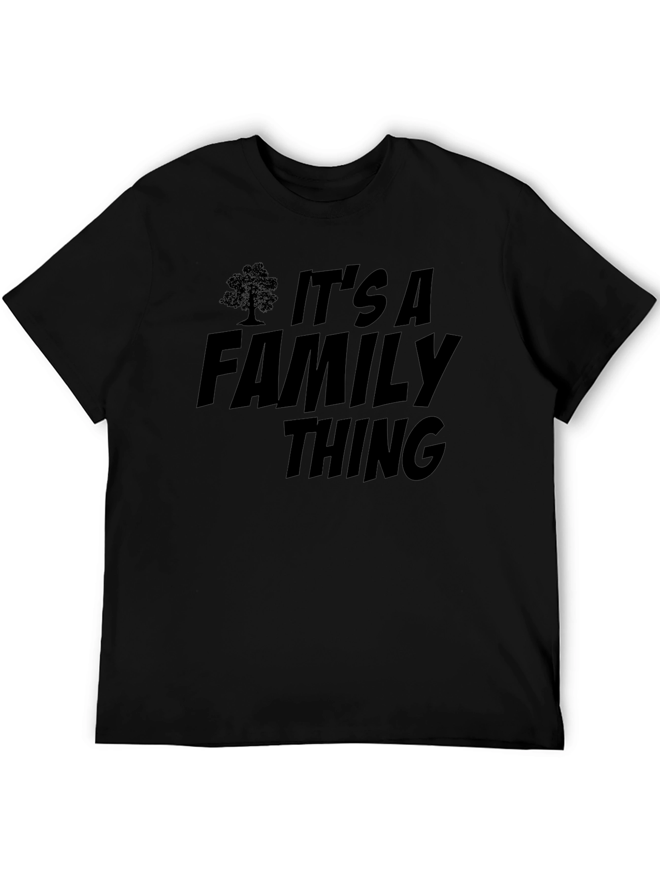 Its a Family Thing Black T-Shirt