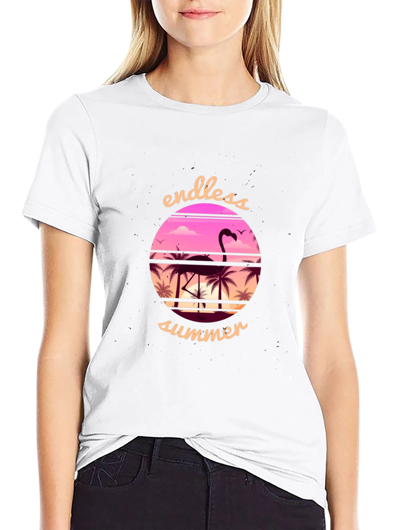 Endless Summer Flamingo Graphic Tee