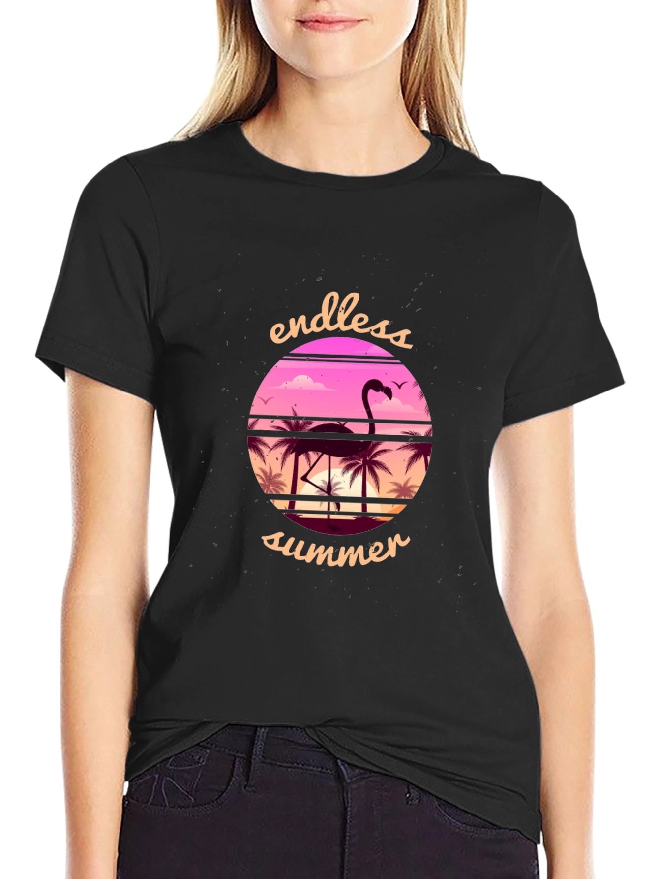 Endless Summer Flamingo Graphic Tee