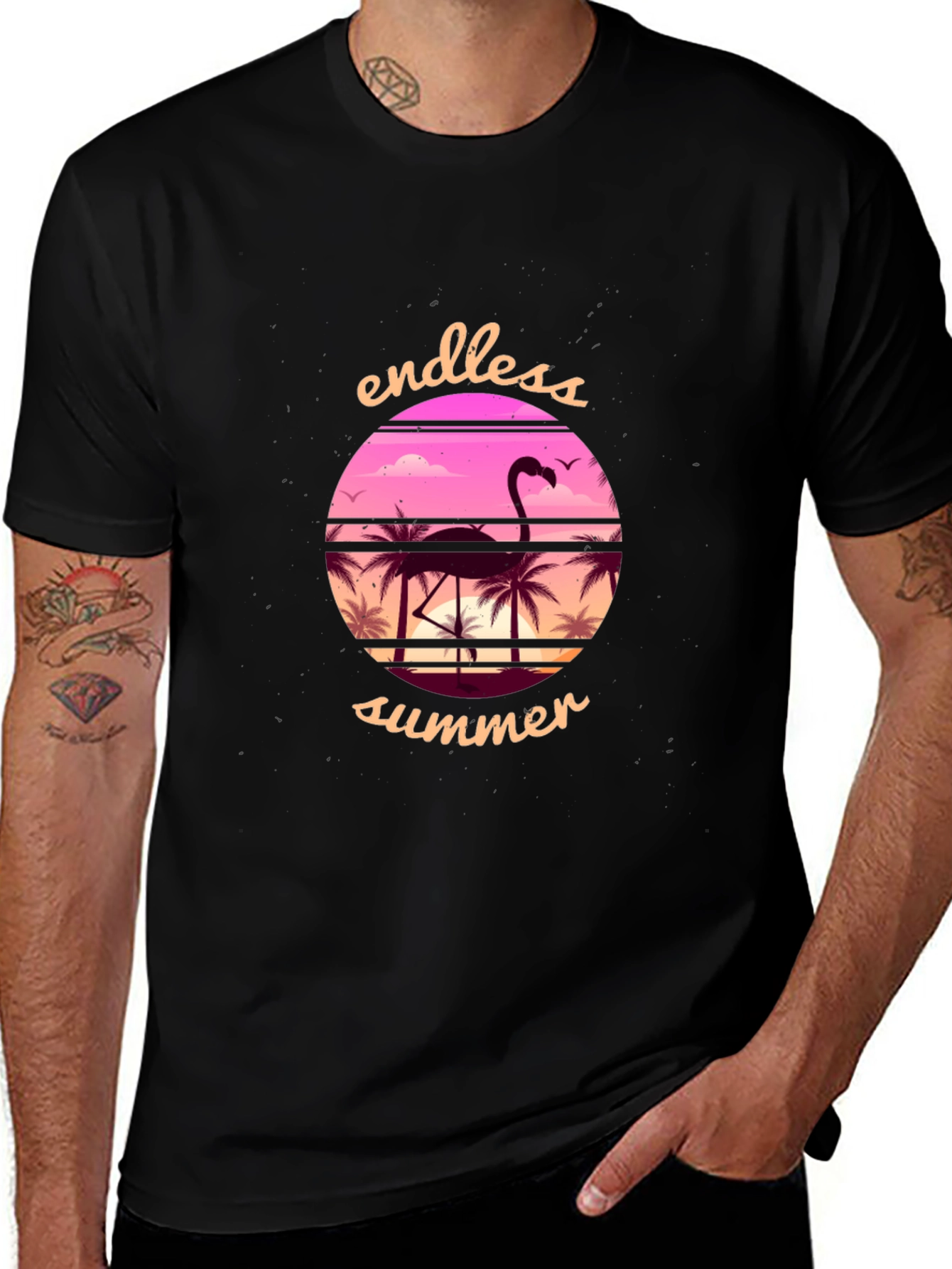 Endless Summer Flamingo Graphic Tee