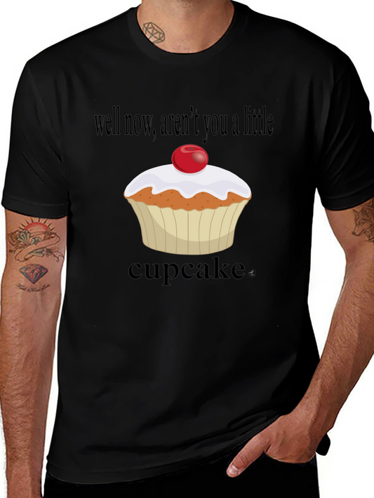 Cupcake T-Shirt: Arent You A Little Cupcake? Black Tee